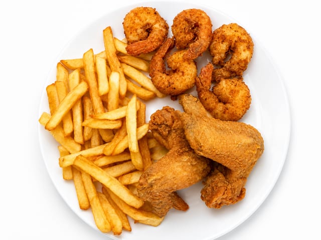 Wings & Shrimp.