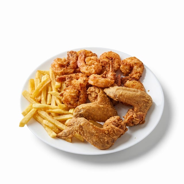 Wings & Shrimp.