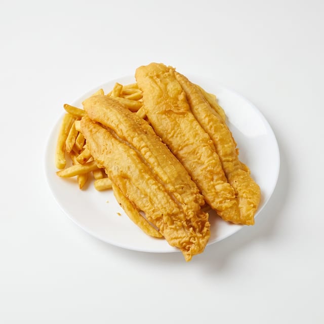 Catfish Filet Dinner.
